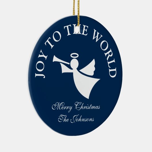 Gepersonaliseerd ornament kerstengelboom (Rechts)