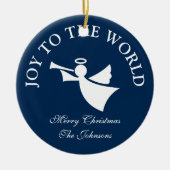 Gepersonaliseerd ornament kerstengelboom (Voorkant)