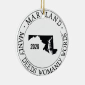 Gepersonaliseerd Ornament Maryland (Rechts)