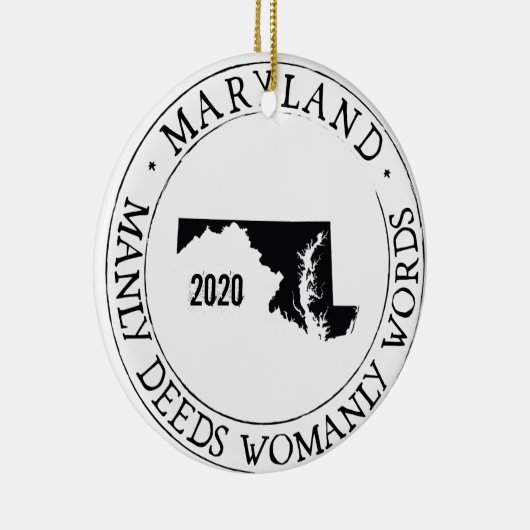 Gepersonaliseerd Ornament Maryland (Rechts)