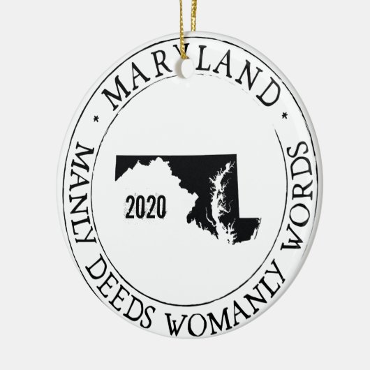 Gepersonaliseerd Ornament Maryland (Links)