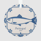 Gepersonaliseerd ornament - Portugal sardine (achterkant)