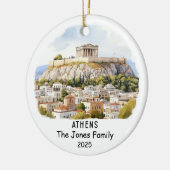 Gepersonaliseerd Ornament van Athene, Griekenland (Links)