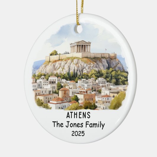 Gepersonaliseerd Ornament van Athene, Griekenland (Links)