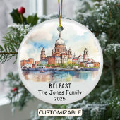 Gepersonaliseerd Ornament van Belfast, Ierland