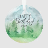 Gepersonaliseerd Ornament van de Birthday Deer Hun (achterkant)
