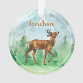 Gepersonaliseerd Ornament van de Birthday Deer Hun