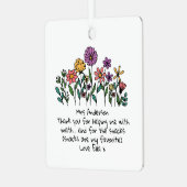 Gepersonaliseerd Ornament van de leerkracht · Grap (Voorkant links)