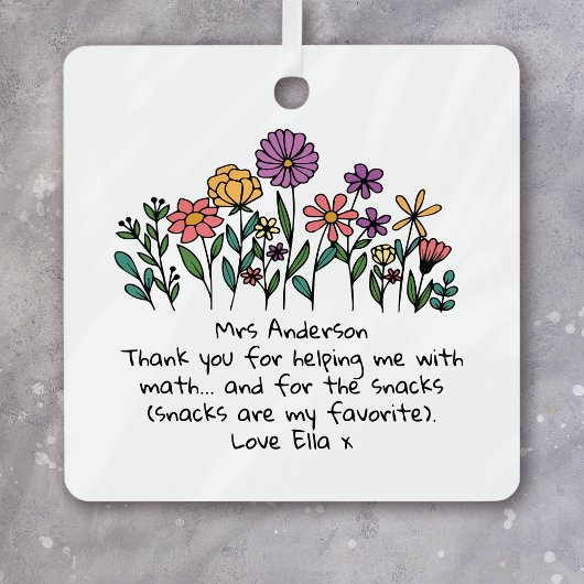 Gepersonaliseerd Ornament van de leerkracht · Grap