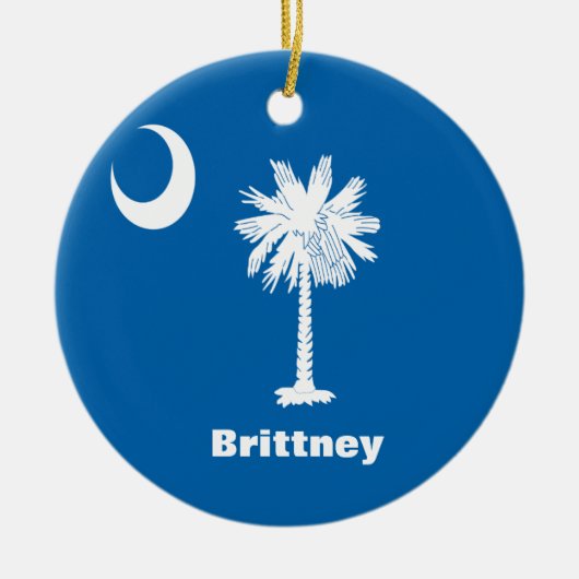 Gepersonaliseerd Ornament van de Staat van SC Palm (Voorkant)