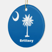 Gepersonaliseerd Ornament van de Staat van SC Palm (Links)