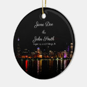 Gepersonaliseerd Ornament van de Veldlijn van Chic (Links)