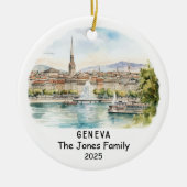 Gepersonaliseerd Ornament van Genève, Zwitserland (Voorkant)