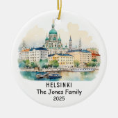 Gepersonaliseerd Ornament van Helsinki (Voorkant)