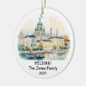 Gepersonaliseerd Ornament van Helsinki (Links)