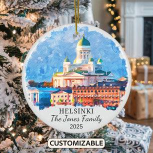 Gepersonaliseerd Ornament van Helsinki