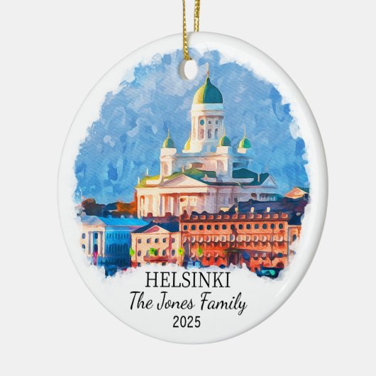 Gepersonaliseerd Ornament van Helsinki (Links)