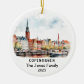 Gepersonaliseerd Ornament van Kopenhagen (Voorkant)