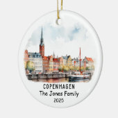 Gepersonaliseerd Ornament van Kopenhagen (Links)