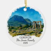 Gepersonaliseerd Ornament van Korinthe, Griekenlan (Voorkant)