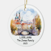 Gepersonaliseerd Ornament van Ljubljana, Slovenië (Links)