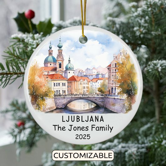 Gepersonaliseerd Ornament van Ljubljana, Slovenië