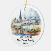 Gepersonaliseerd Ornament van Luxemburg, Europa (Links)