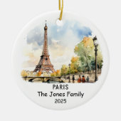 Gepersonaliseerd Ornament van Parijs, Frankrijk (Voorkant)