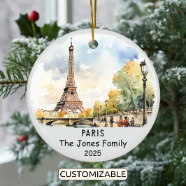 Gepersonaliseerd Ornament van Parijs, Frankrijk