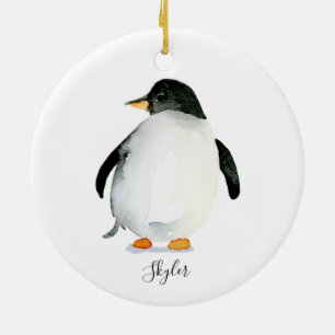 Gepersonaliseerd Ornament van Penguin Handbeschild
