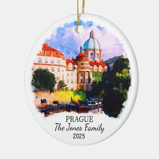 Gepersonaliseerd Ornament van Praag, Tsjechië (Links)
