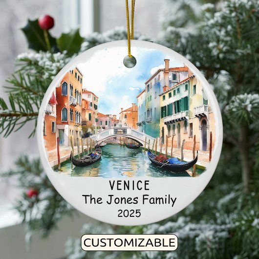Gepersonaliseerd Ornament van Venetië, Italië