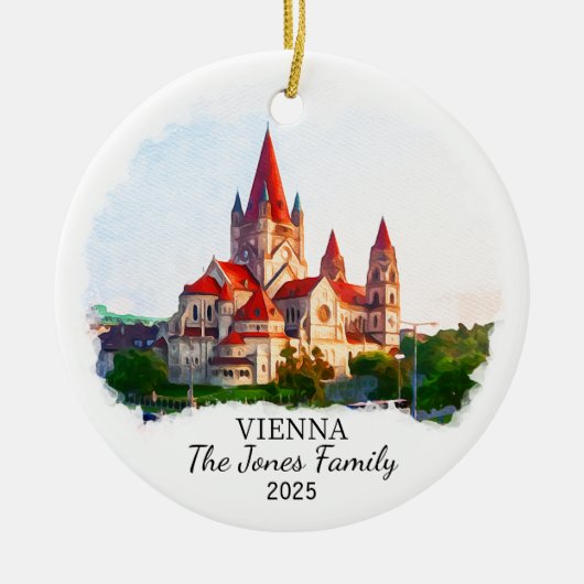 Gepersonaliseerd Ornament van Wenen, Oostenrijk (Voorkant)