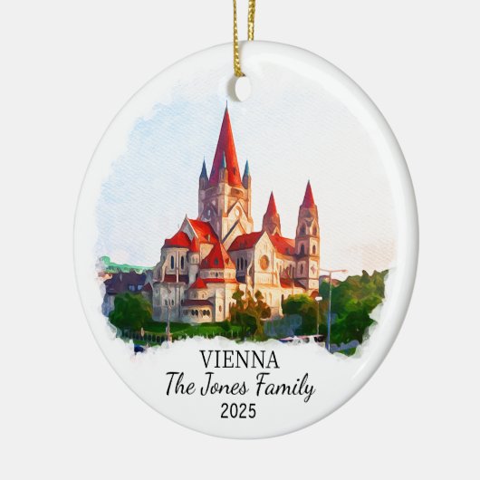 Gepersonaliseerd Ornament van Wenen, Oostenrijk (Links)