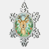 Gepersonaliseerd Ornament voor kerstrendieren (Rechts)