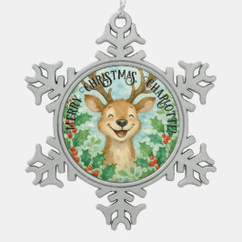 Gepersonaliseerd Ornament voor kerstrendieren