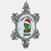 Gepersonaliseerd Ornament voor kerstsnowflake (Links)