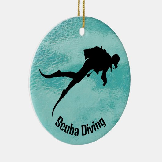 Gepersonaliseerd Ornament voor scuba-duiken (Rechts)