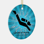 Gepersonaliseerd Ornament voor scuba-duiken (Rechts)