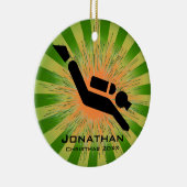 Gepersonaliseerd Ornament voor scuba-duiken (Rechts)