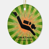 Gepersonaliseerd Ornament voor scuba-duiken (Links)