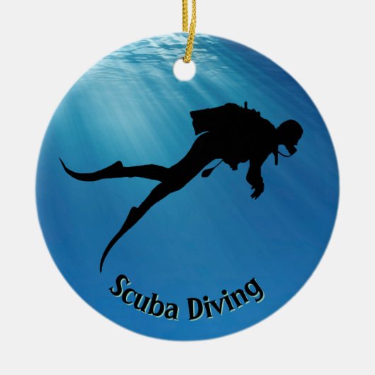 Gepersonaliseerd Ornament voor scuba-duiken (Voorkant)