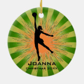 Gepersonaliseerd Ornament voor volleybal vrouwen (Achterkant)