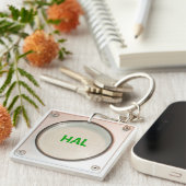 Gepersonaliseerd  Oscilloscoopscherm Sleutelhanger (Voorkant Rechts)