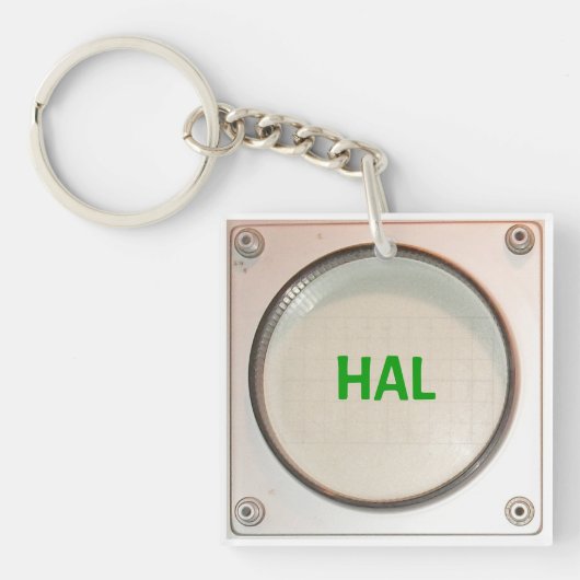 Gepersonaliseerd  Oscilloscoopscherm Sleutelhanger (voorkant)