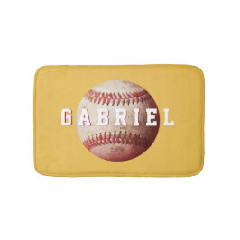 Gepersonaliseerd Oude Weathered Baseball Badmat