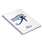 Gepersonaliseerd ouder oog van paarden notitieboek (Rechterzijde)