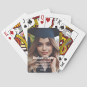 Gepersonaliseerd over de hele Afstuderen fotonaamk Pokerkaarten (Achterkant)