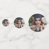 Gepersonaliseerd over het hele Afstuderen Foto naa Confetti (Voorkanten)