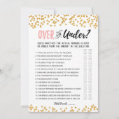 Gepersonaliseerd Over of Onder Vrijgezellenfeest s Kaart (Voorkant)